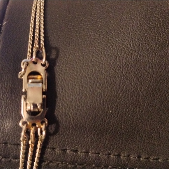 Ruby Lane Earth Tone 3 Strand Necklace - Picture 2 of 2